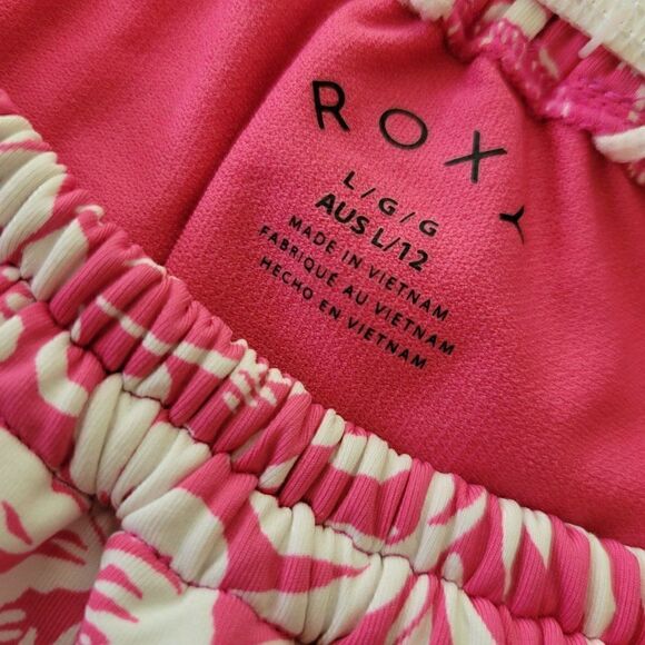 Roxy Blooming Ride Small Mini Bikini Bottoms (Size L/12) - Picture 6 of 8
